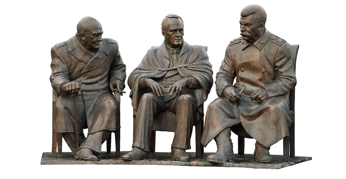 З. К. Церетели Большая тройка 2004 Бронза, литье