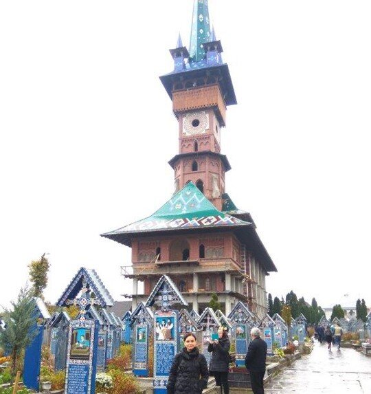 Церковь на Веселом кладбище, село Сэпынца,  жудец Марамуреш, Румыния