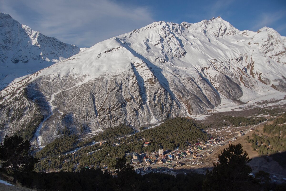 Терскол. Поселок Терскол. Город призрак в Приэльбрусье. Big Mountain.