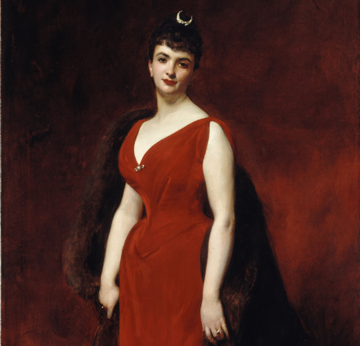 Деталь портрета Маргарет Стерн, Каролюс-Дюран, 1889. (сс) Wikimedia Commons