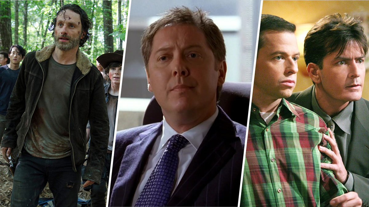 the walking dead / boston legal / two and a half man