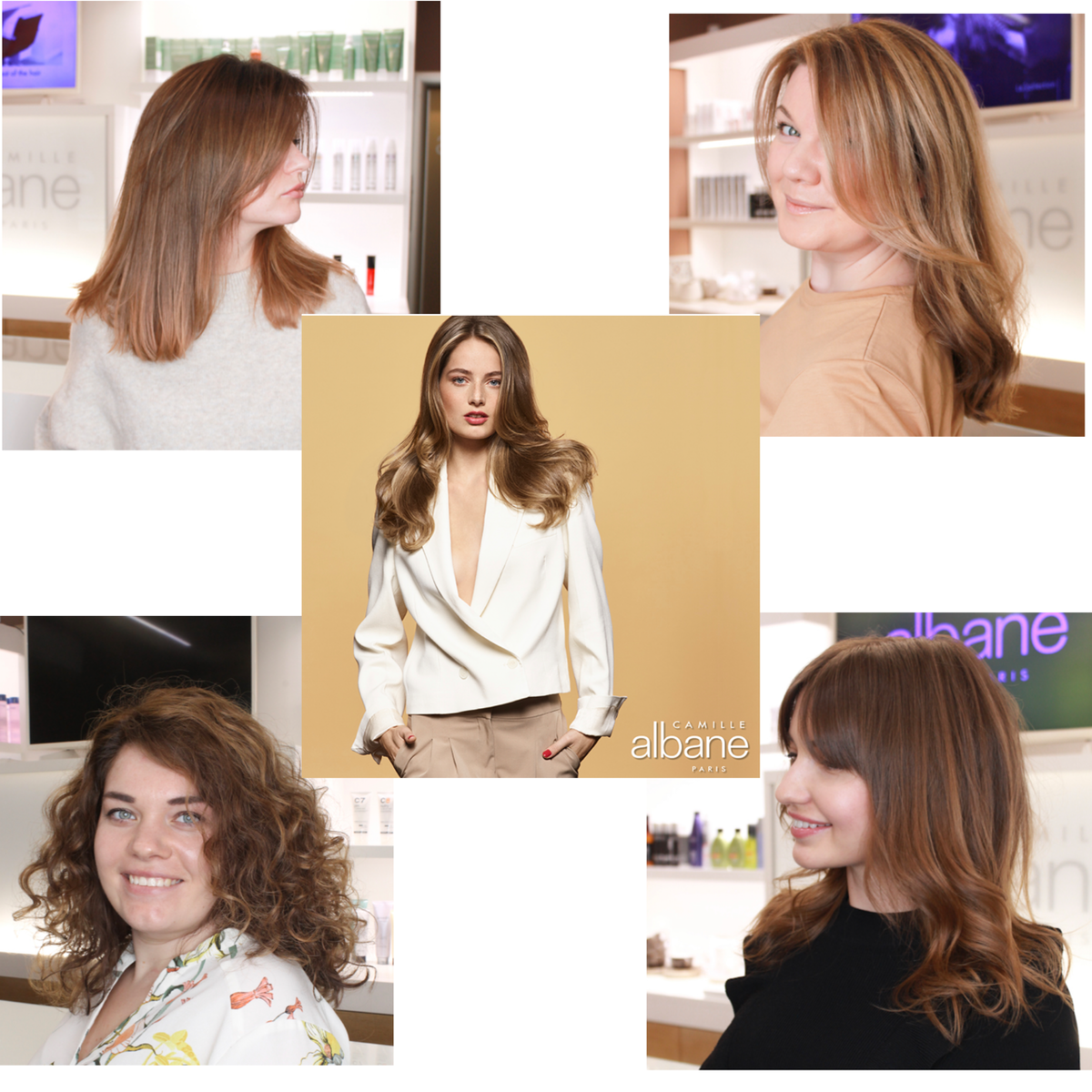 Стрижки мастеров Camille Albane для длинных волос