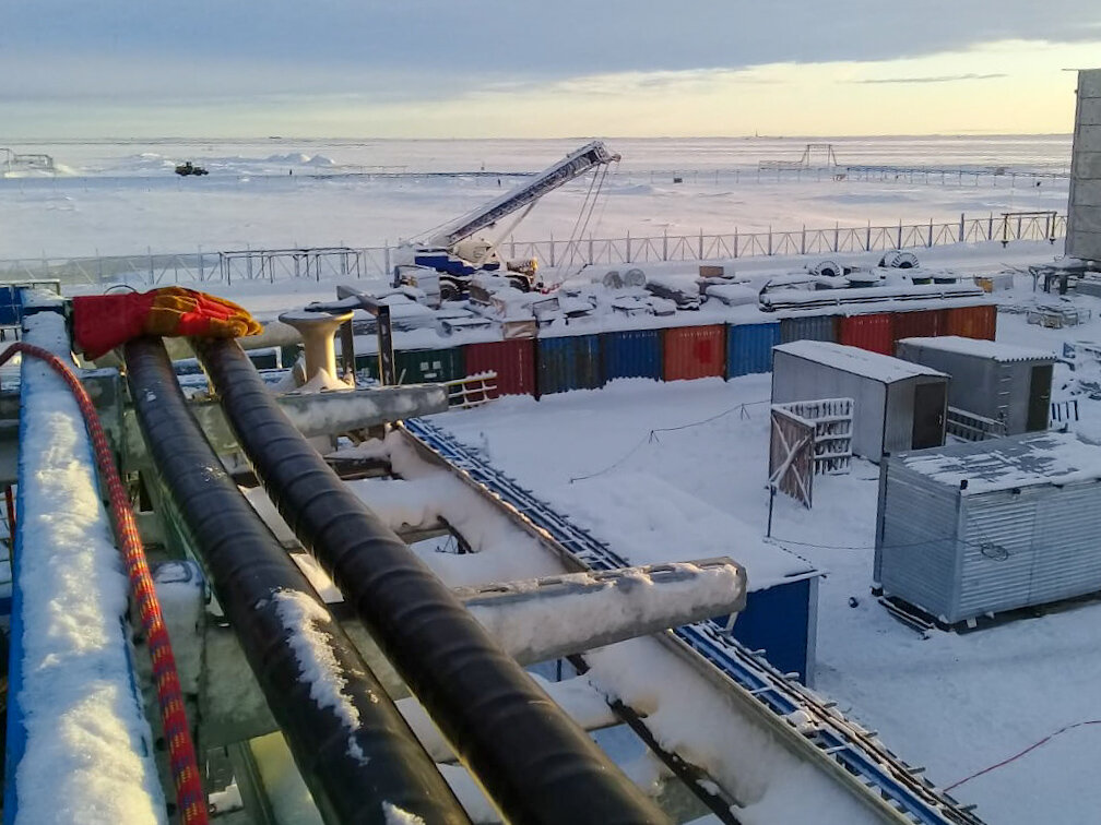 На вахте, в январские праздники, работа уже не кипит как раньше