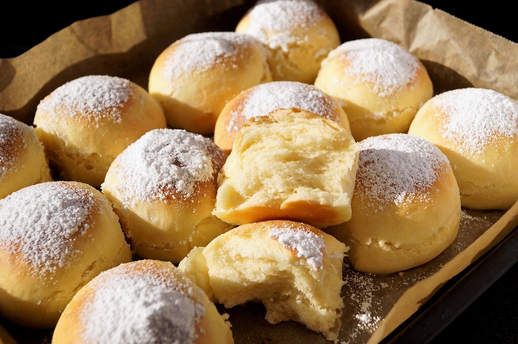 Булочки с творогом