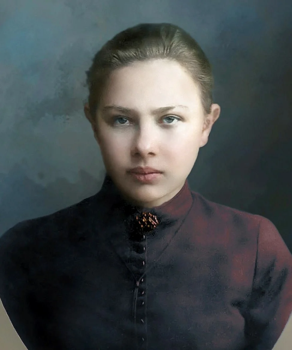 Юная Надежда Крупская