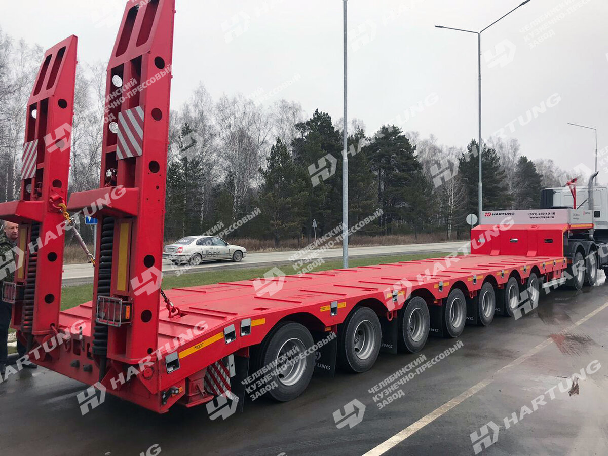 Низкорамный полуприцеп-тяжеловоз HARTUNG артикул 97922H.6-10