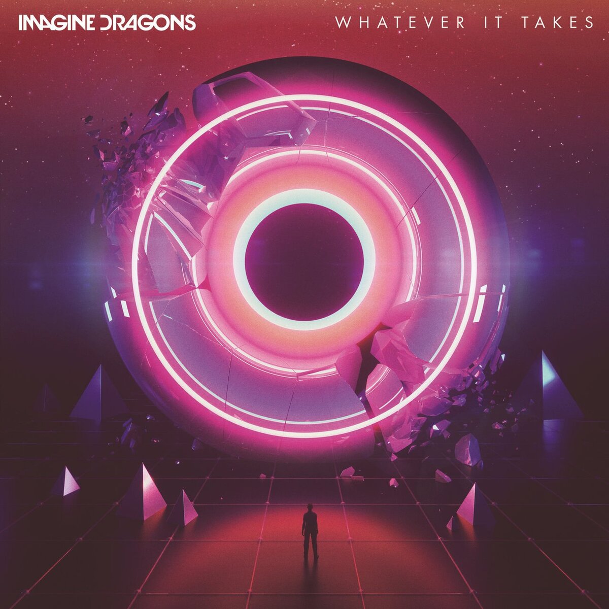 Обложка сингла "Whatever It Takes" американской поп-рок-группы Imagine Dragons