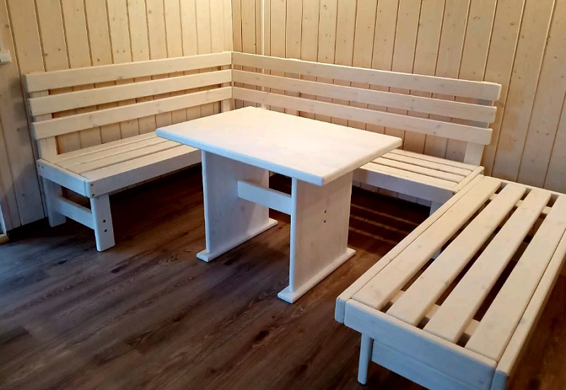 Деревянная мебель для бани: как сделать правильный выбор?
