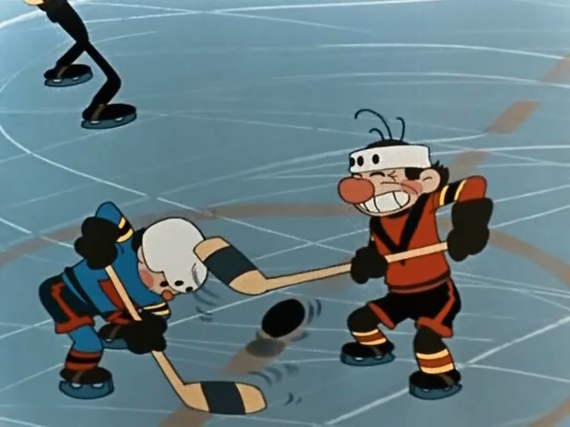    Хоккей Цитата из м/ф «Шайбу! Шайбу!». Реж. Борис Дёжкин. 1964. СССР