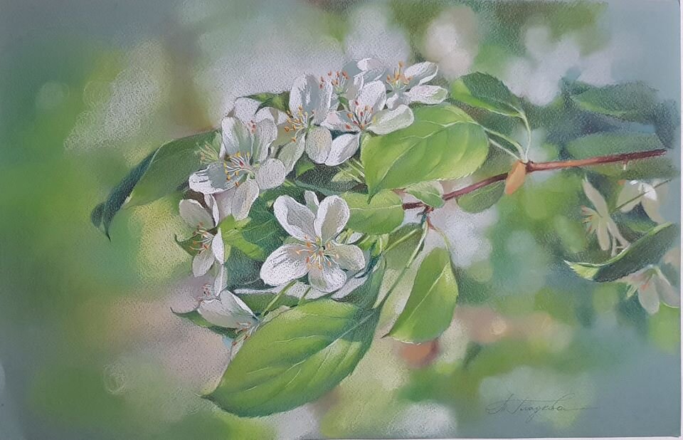 Художник Татьяна Гладкова. Работа пастельными карандашами. Листайте галерею.