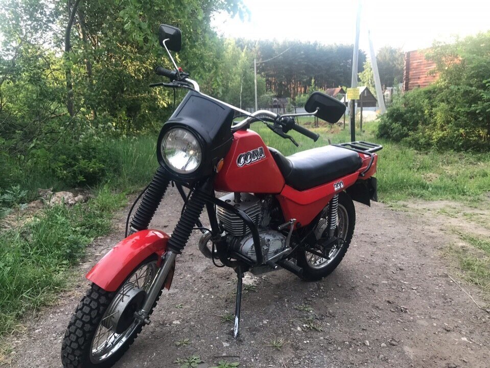 Мотоцикл Сова 175 синий