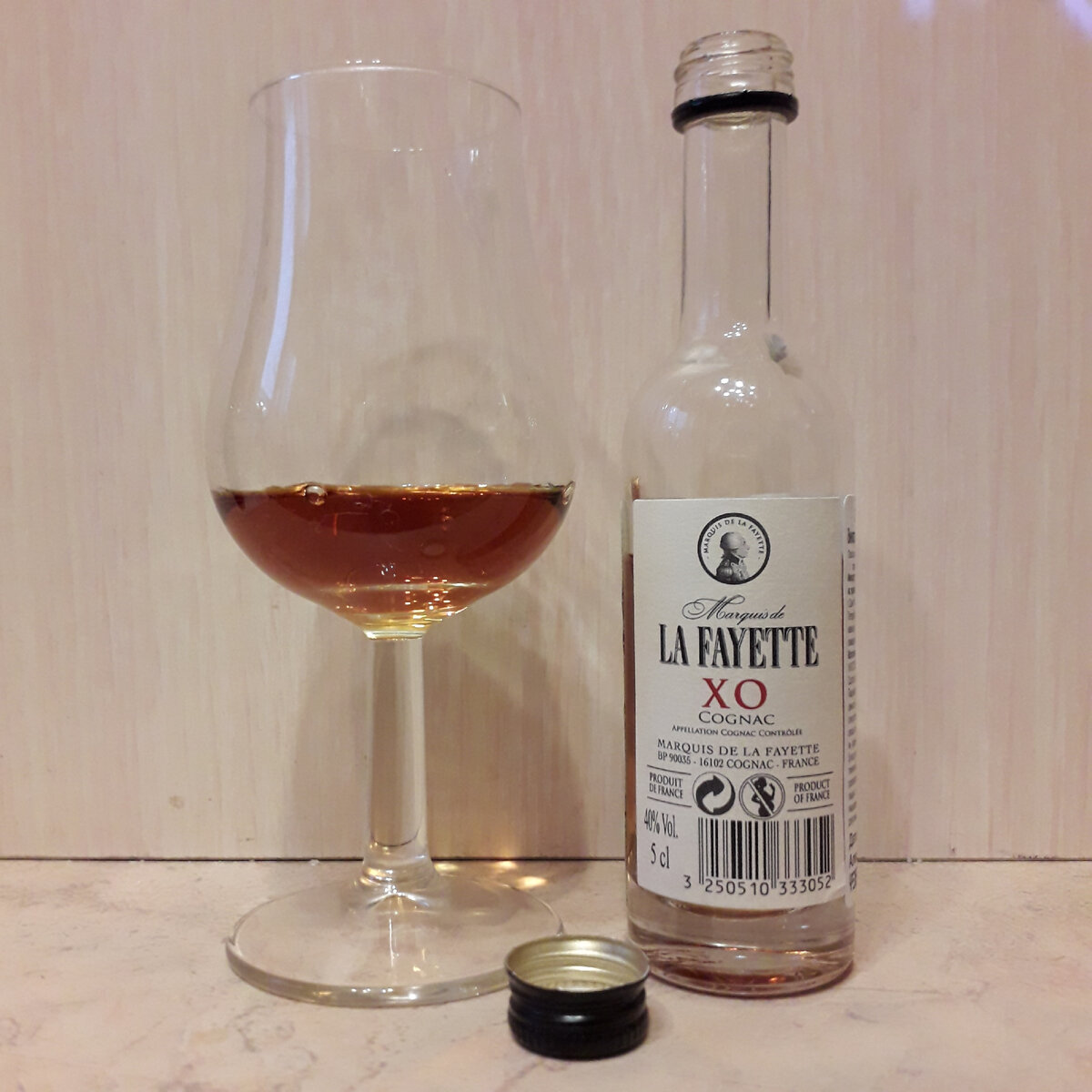 Дегустация коньяка Marquis de la Fayette ХО