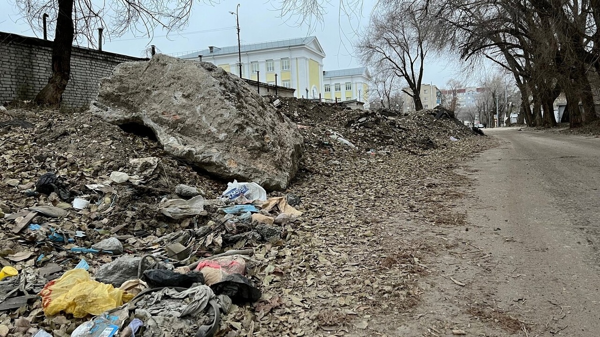    Саратовцы пожаловались властям на свалку у школы № 84Новости Саратова и области – Сетевое издание «Репортер64»