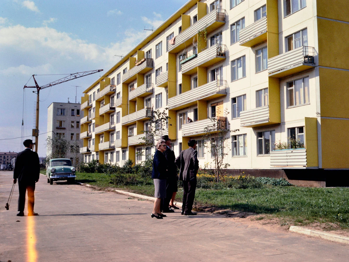 Типичная "хрущевка", 1967 год.