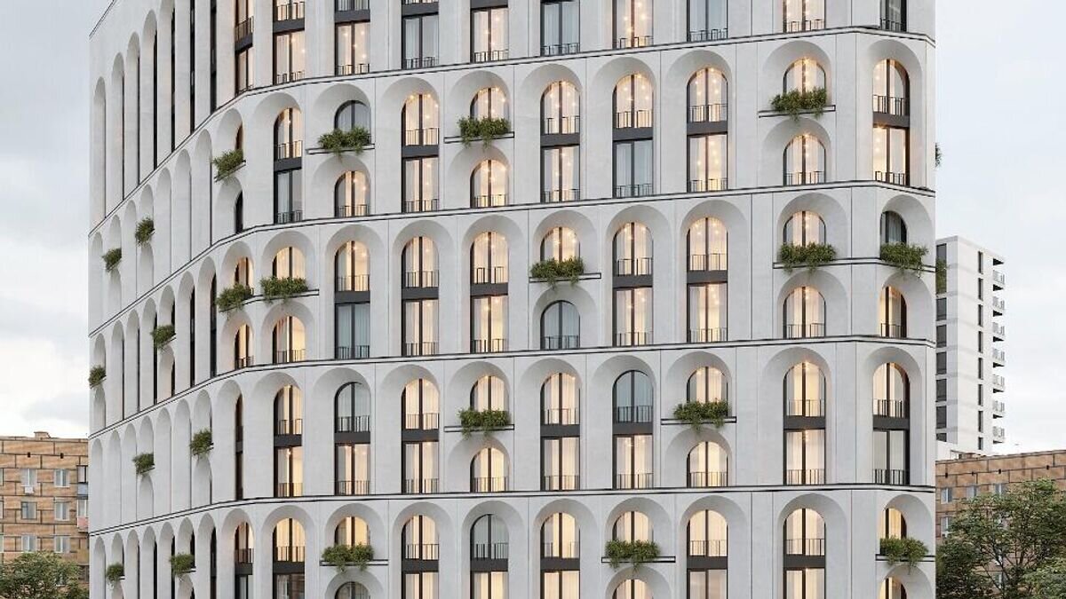    Проект комплекса с апартаментами в Дорогомилове на западе Москвы© Пресс-служба Москомархитектуры