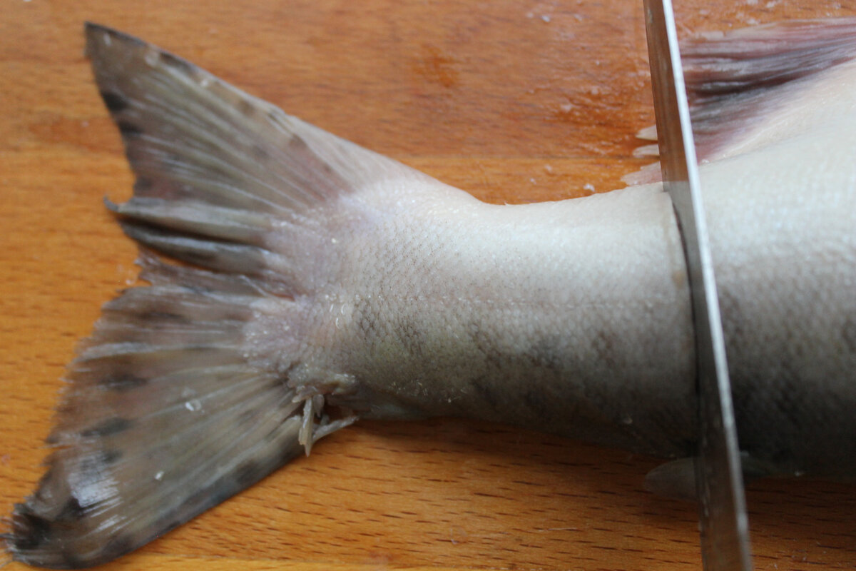 Подготовим филе.