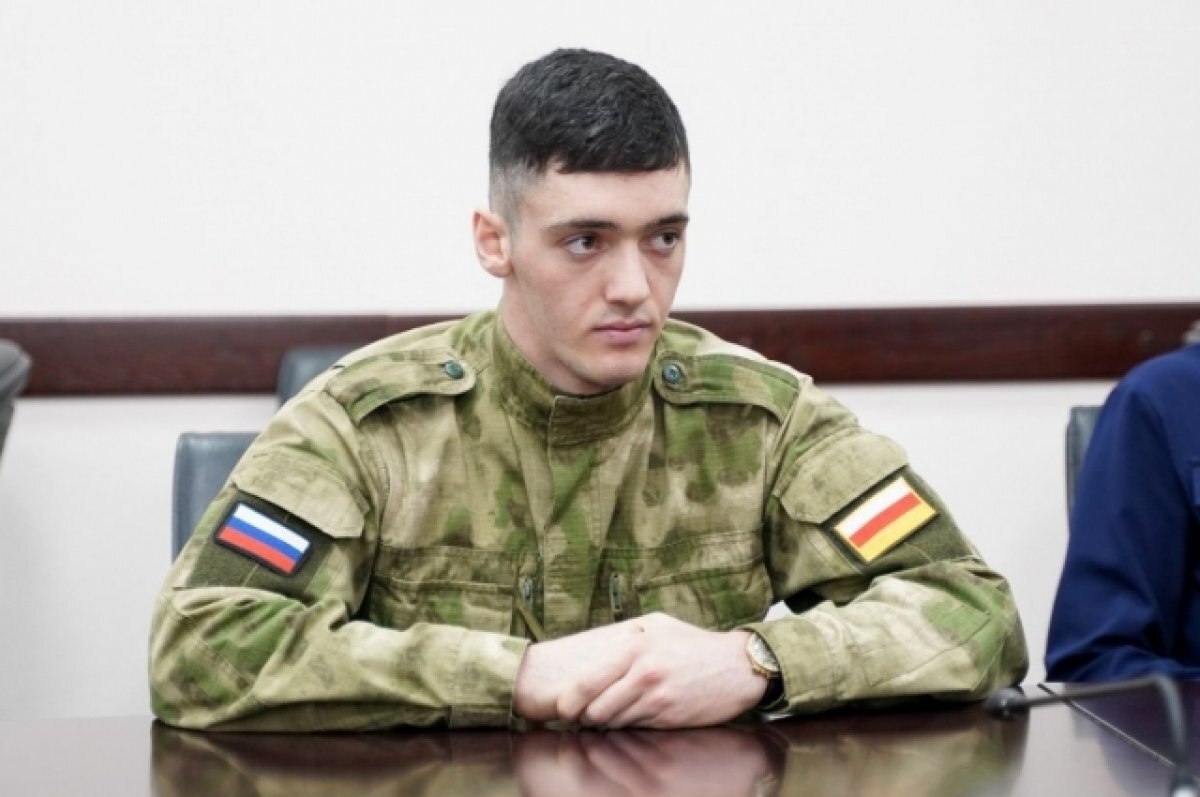    Участник СВО, боец батальона «Алания» получил медаль «Во Славу Осетии»