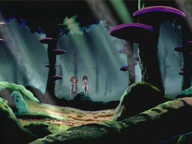 Вполне себе волшебный лес. И вполне себе люди.