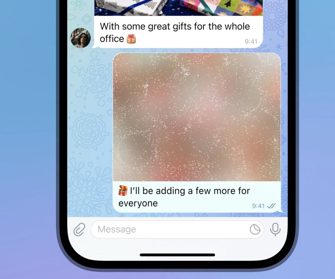     Telegram разрешил отправлять скрытые медиа по аналогии с текстовыми постами, защищающими от спойлеров