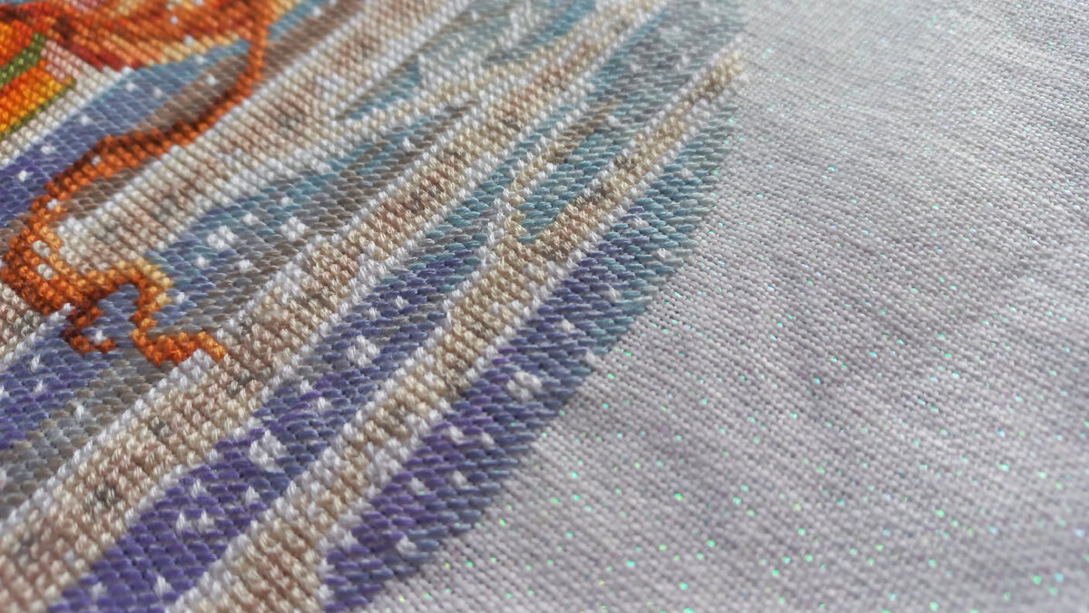 Вышивка по схеме "Лесная принцесса" без бэкстича