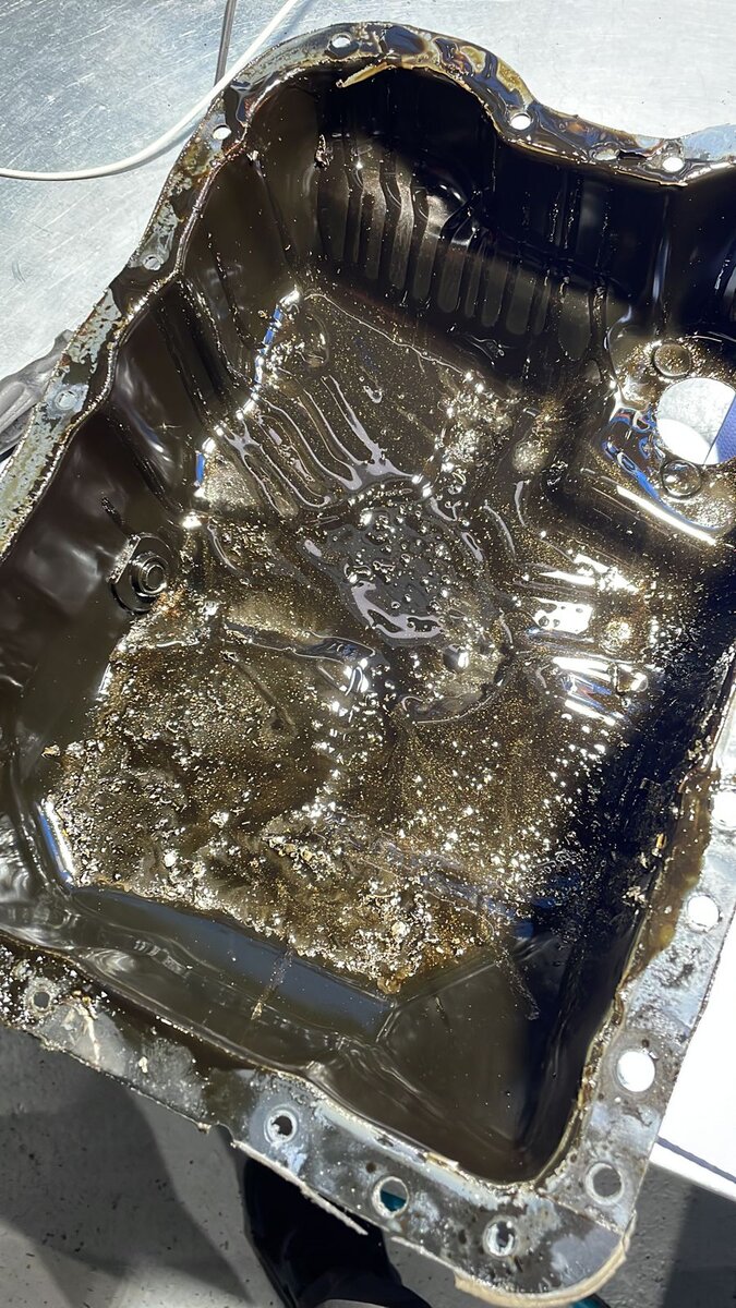 Пробило блок цилиндров G4KE на шоссе. В работе очередной Santa Fe ...