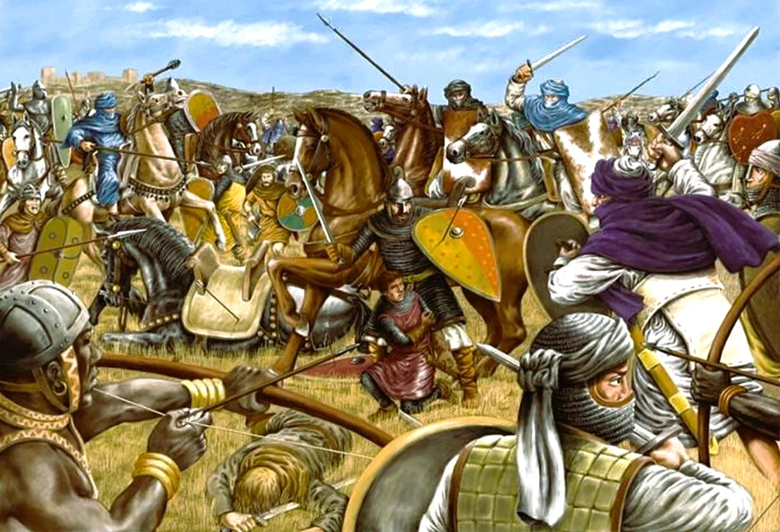 Изгнали из королевства но он был сильнейшим. Арабское завоевание Испании Реконкиста. Битва при Уклесе 1108. Арабское завоевание Пиренейского полуострова. Эль СИД Реконкиста солдаты.