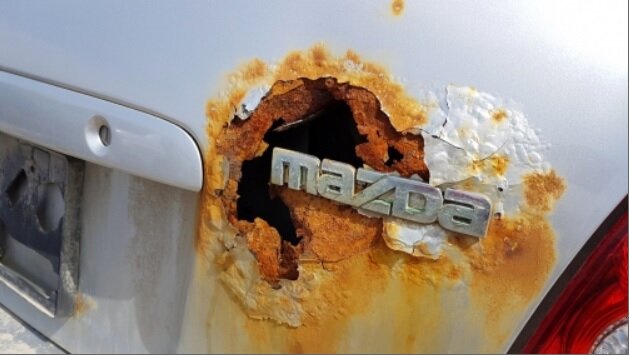Mazda в корозии