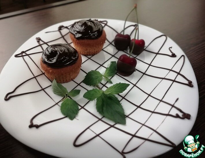 Шоколадные кексы с вишней - пошаговый рецепт с фото на malino-v.ru