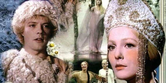 фильм "Снегурочка" 1968 год, Лель и Снегурочка, Евгений Жариков и Евгения Филонова