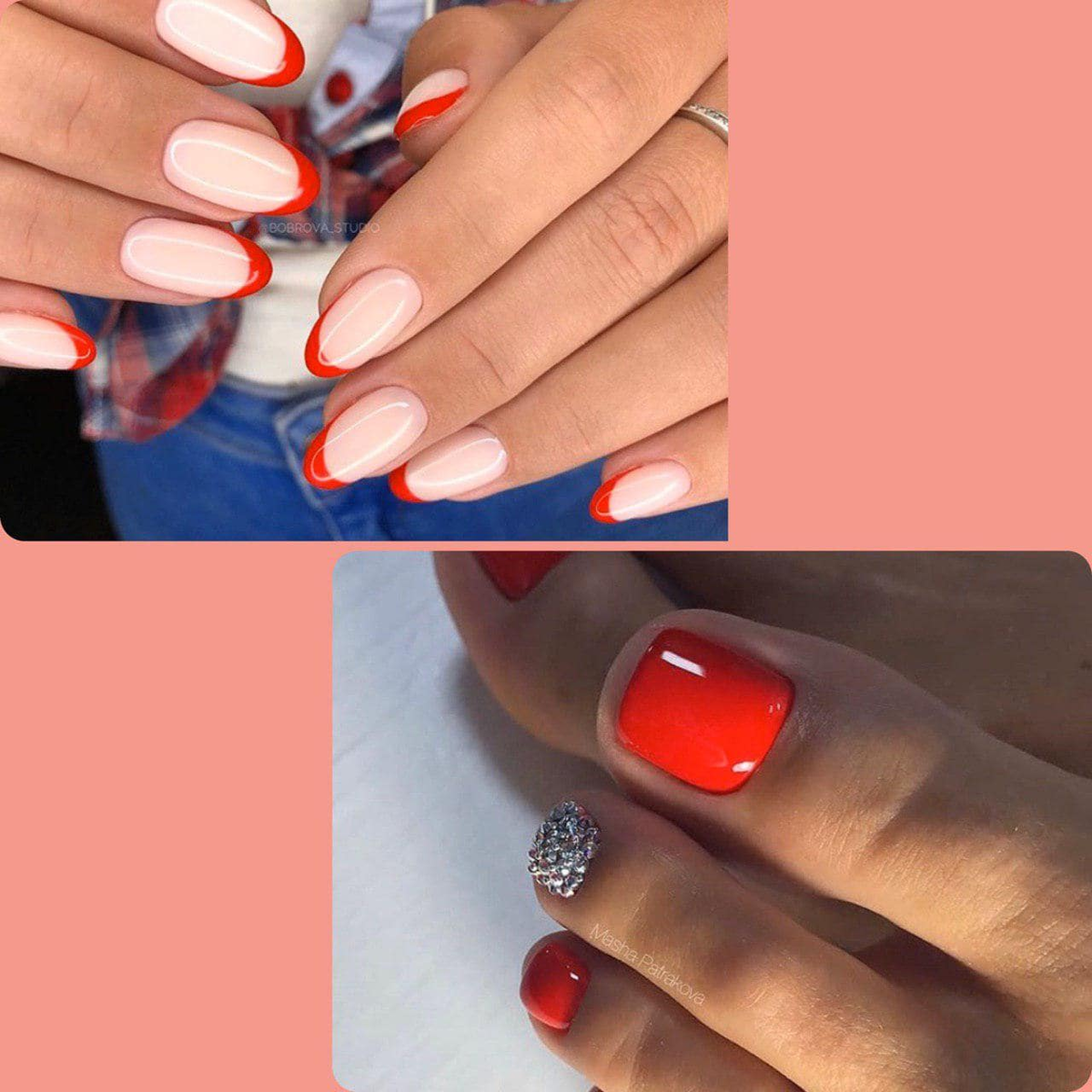 50+ schöne Nail Art Ideen für Red Manicure - NailiDeasTrends - 50+ Beautiful Nai