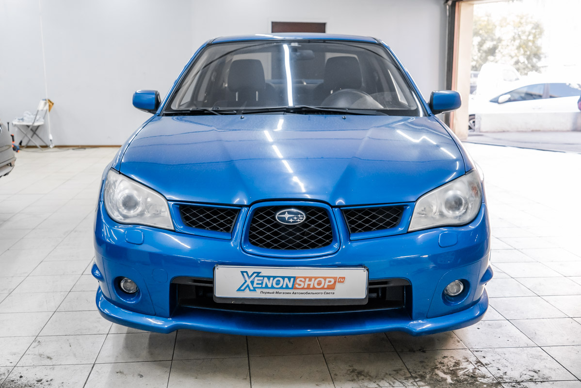 Абразивная полировка фар Subaru Impreza + бронь фар пленкой | Xenonshop.ru  | Дзен