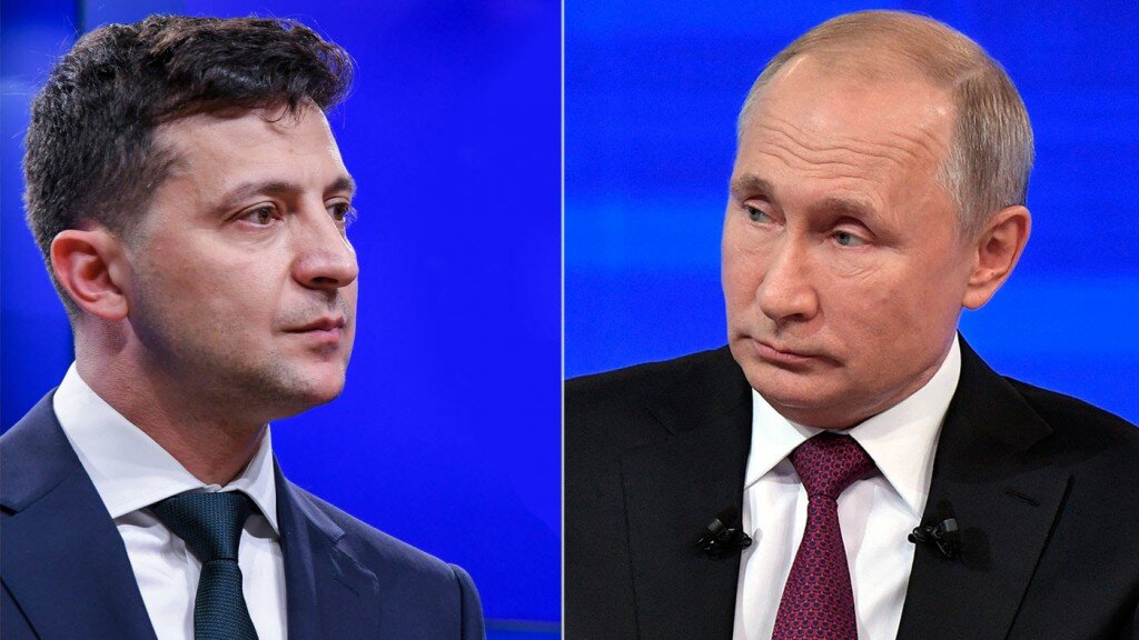 Зеленский и Путин