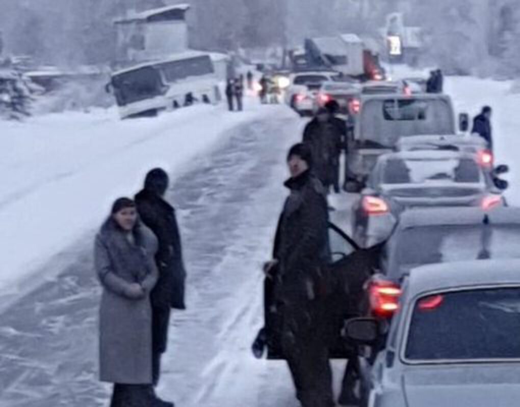 Авария Автобус Енисейск