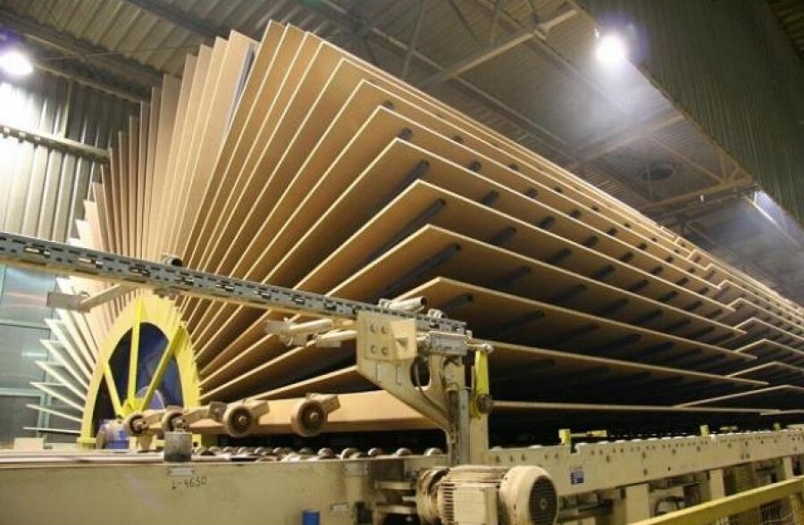 Фото цеха по производству ДСП