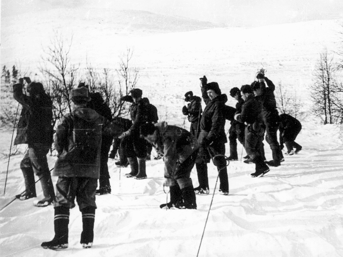 поисковики на перевале, 1959 г.