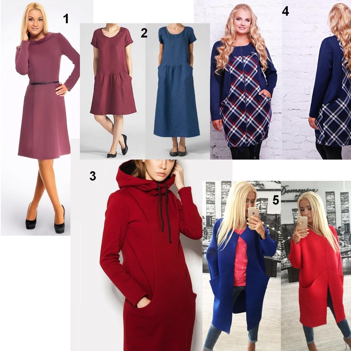 Фото платьев с карманами, которые можно сшить по готовым выкройкам