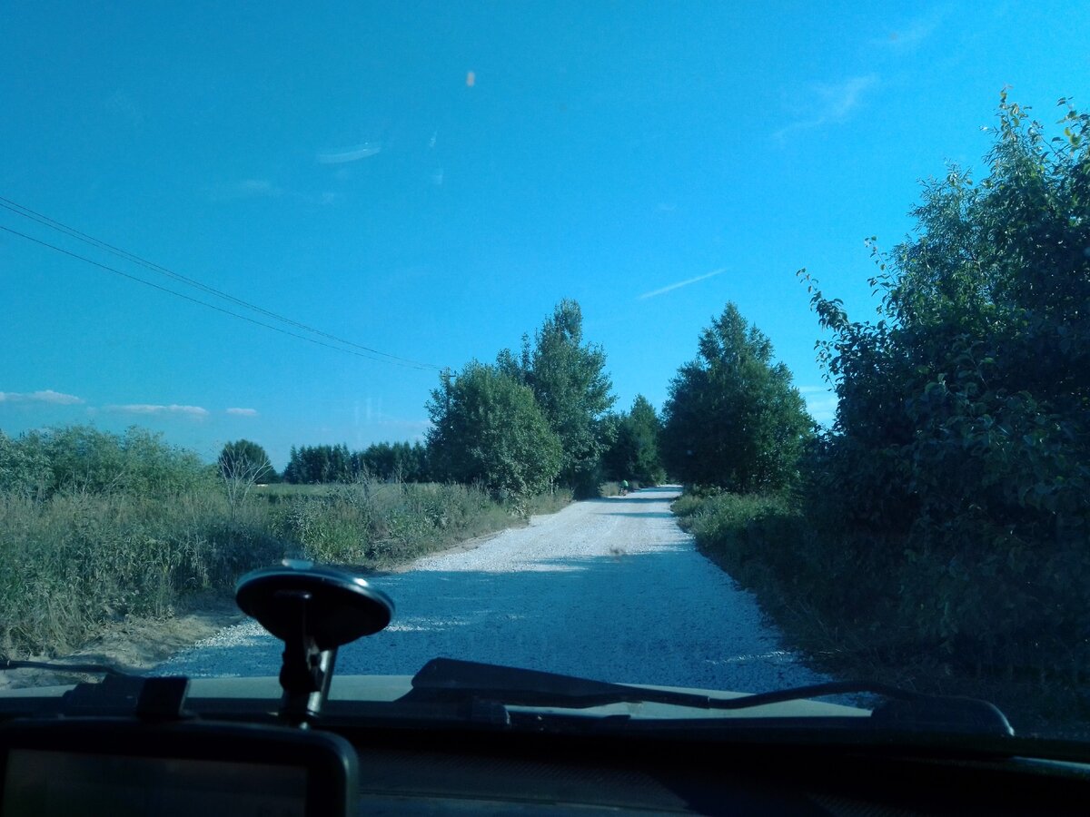 Дорога в Малышево