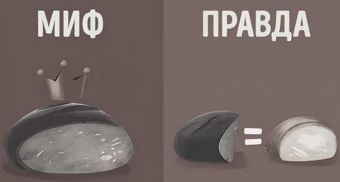 Калорийность цельнозернового хлеба и белого почти одинакова.