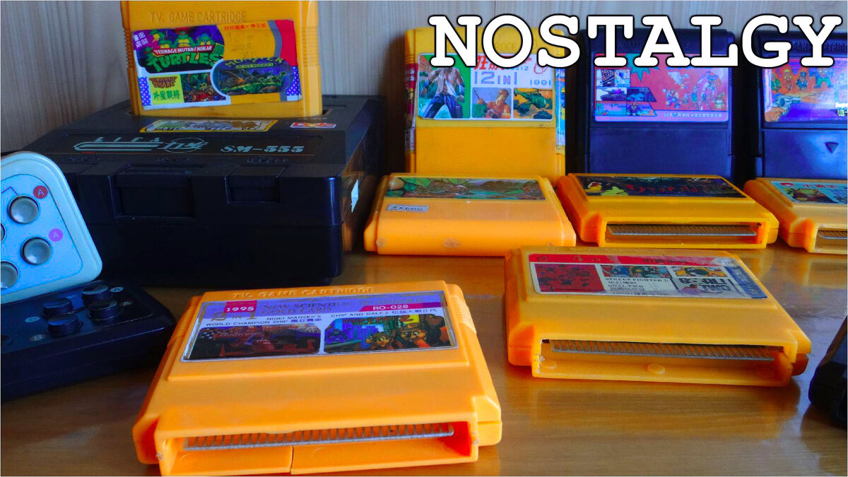 Кассеты с играми для TV приставок