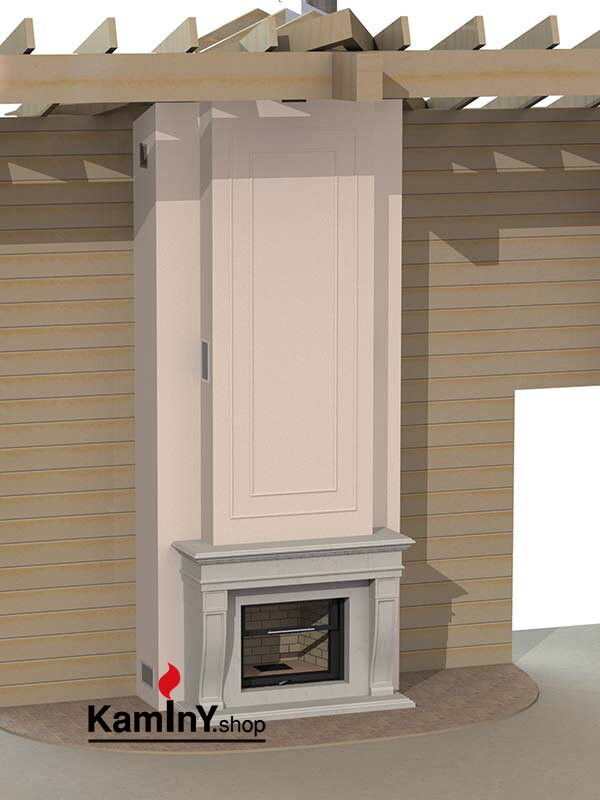 проект камина с порталом