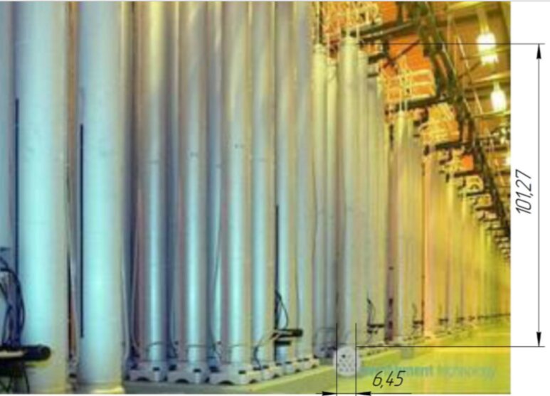 Анализ фотографии газовых центрифуг TC-12 производства ETC
