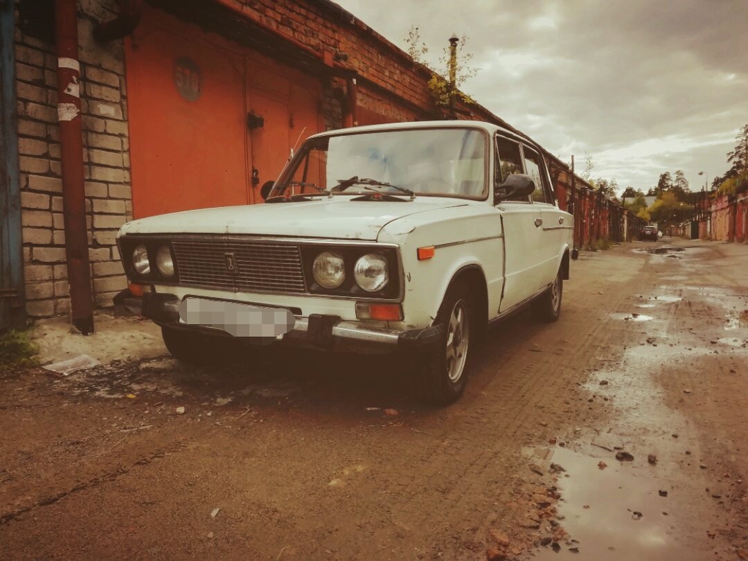 Пригнали ласточку в гараж