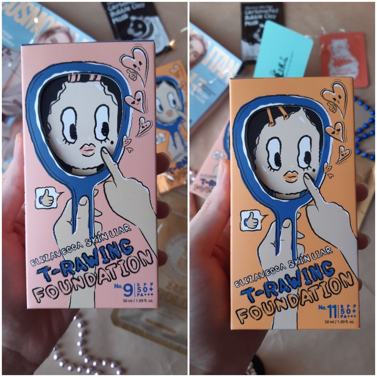 T-rawing foundation Elizavecca 
