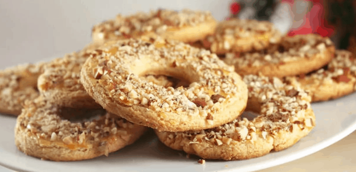 Печенье с грецкими орехами - 12 пошаговых фото в рецепте