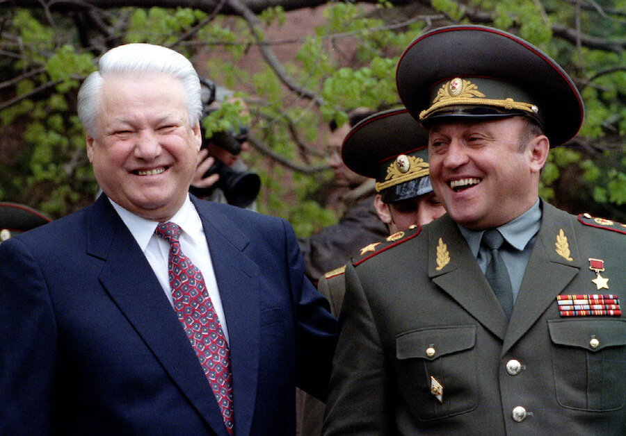 Ельцин и Грачев