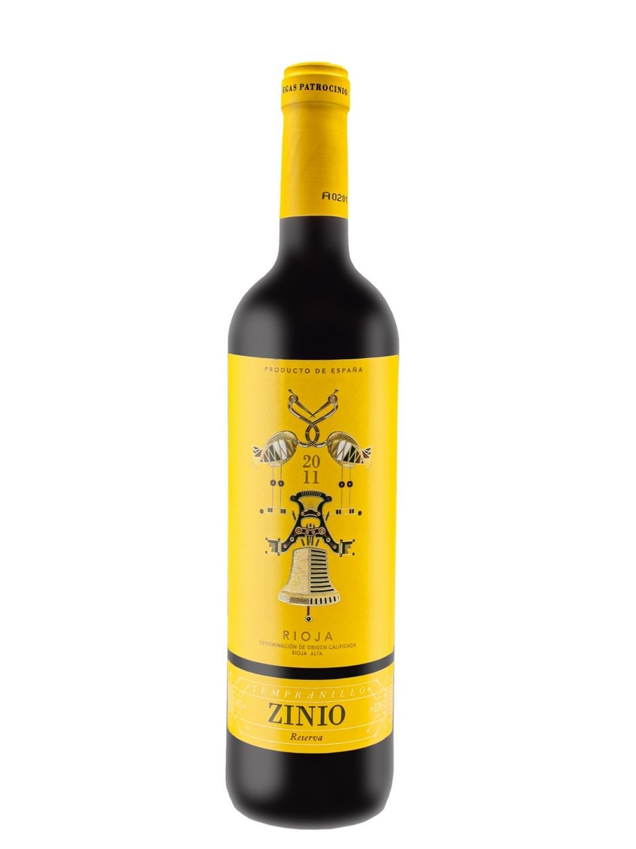 Вино риоха резерва. Вино Зинио Темпранильо красное сухое. Rioja Tempranillo вино Испания. Зинио Риоха Темпранильо резерва. Zinio Rioja reserva doc.