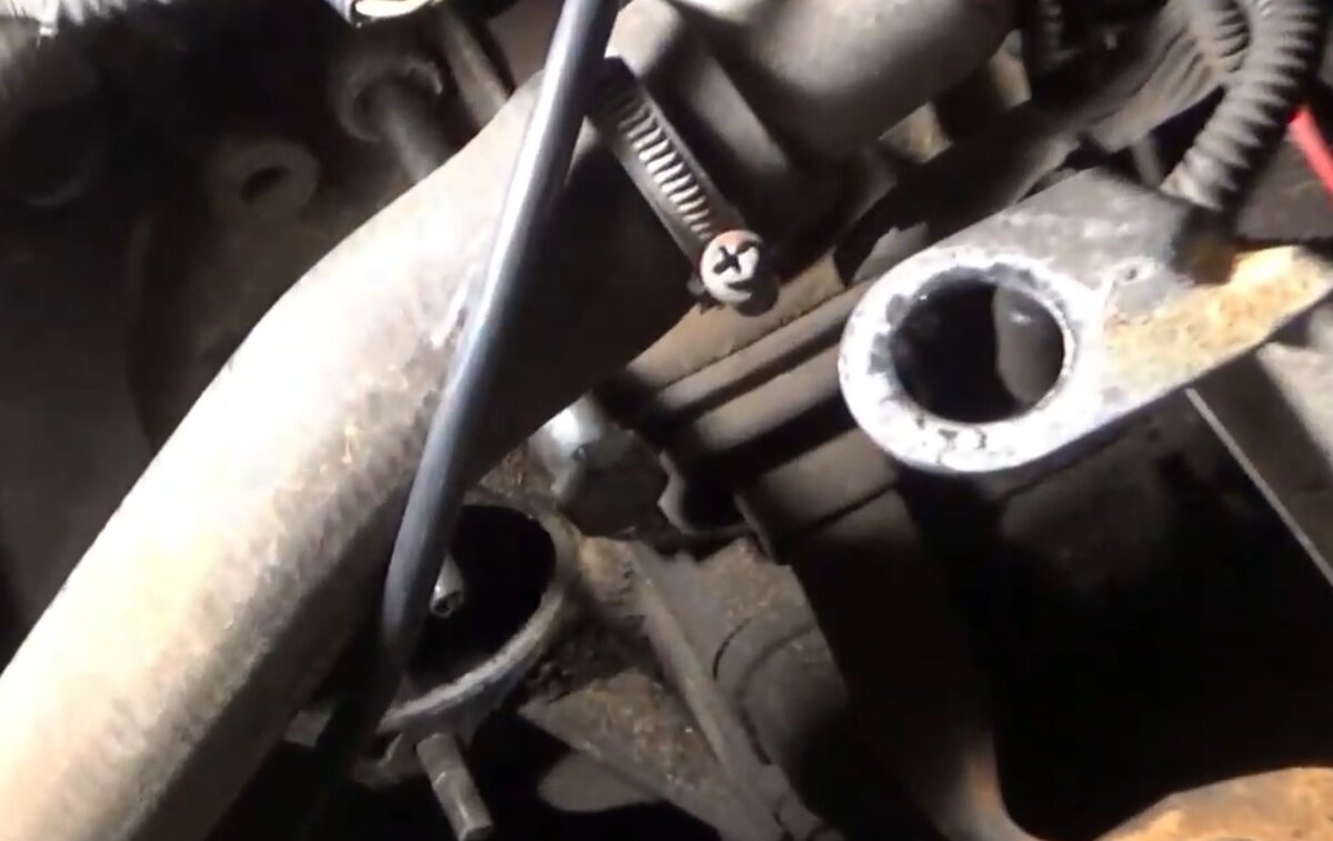 место установки болтов