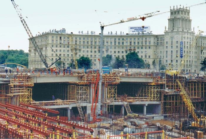 Строительство многоярусного Гагаринского тоннеля