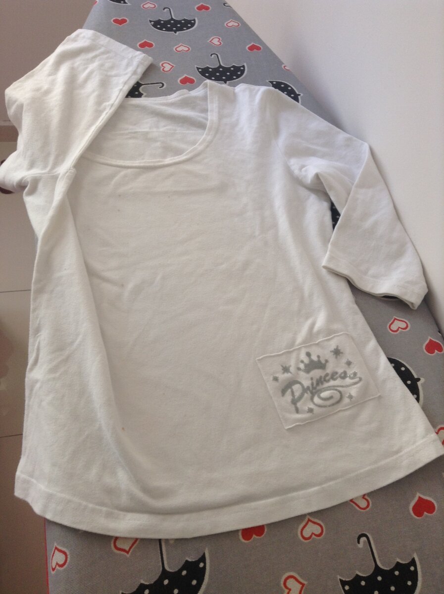 Вот такой была футболка до обновления.