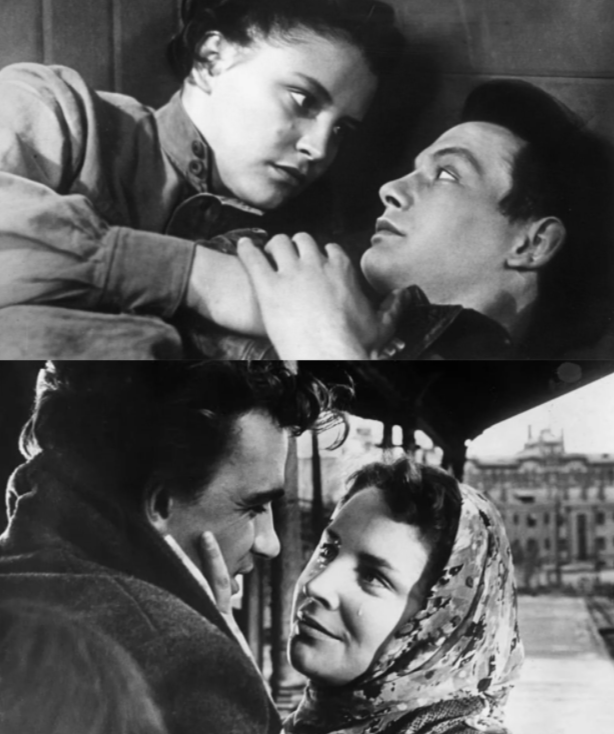 1 - ое фото: фильм "Павел Корчагин", 2-ое фото: фильм " Баллада о солдате"